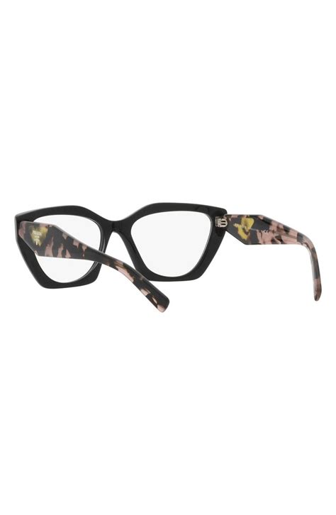 occhiale cat eye prada|Prada 54mm Cat Eye Optical Glasses .